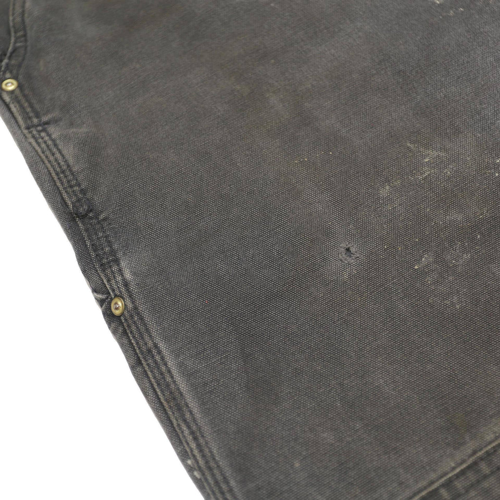CARHARTT Mens Black Cotton Dungarees Regular Fit M W36 L30 Workwear Utility