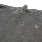 CARHARTT Mens Black Cotton Dungarees Regular Fit M W36 L30 Workwear Utility