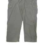 CARHARTT Mens Cotton Blend Relaxed Cargo Trousers W34 L27 Workwear Utility Zip