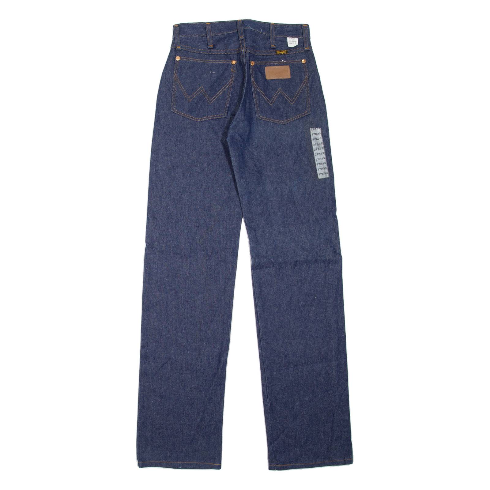 WRANGLER Mens Jeans Blue Regular Straight 90s W27 L33
