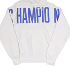 CHAMPION REVERSE WEAVE Mens White Hoodie Pullover XS Cotton Blend Drawstring