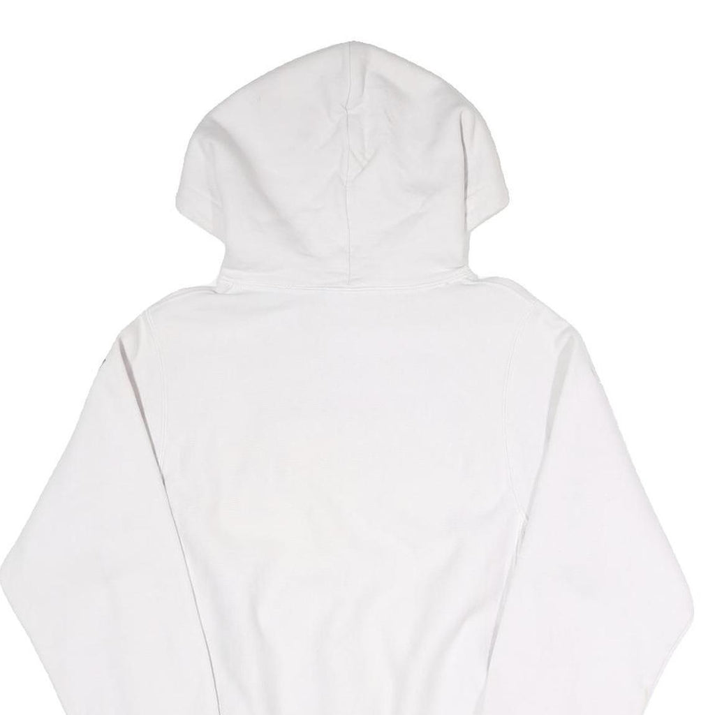 CHAMPION REVERSE WEAVE Mens White Hoodie Pullover XS Cotton Blend Drawstring
