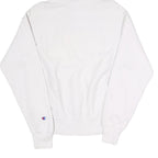 CHAMPION REVERSE WEAVE Mens White Hoodie Pullover XS Cotton Blend Drawstring