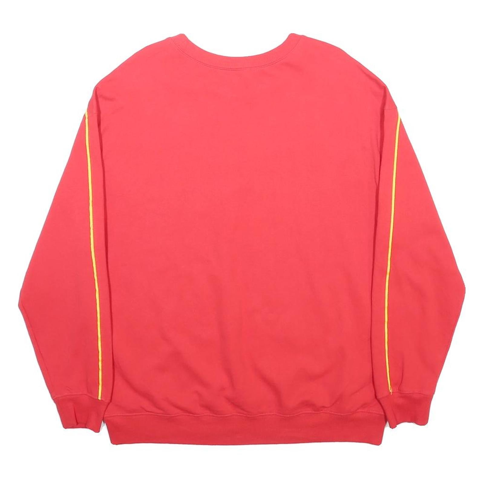 NBA Womens Red Miami Heat Crew Neck XL Cotton Blend Sweatshirt Basketball