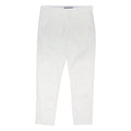 POLO RALPH LAUREN Womens Cotton Blend White Regular Fit Straight Trousers W33