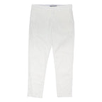 POLO RALPH LAUREN Womens Cotton Blend White Regular Fit Straight Trousers W33