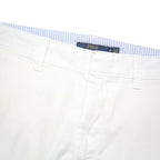 POLO RALPH LAUREN Womens Cotton Blend White Regular Fit Straight Trousers W33