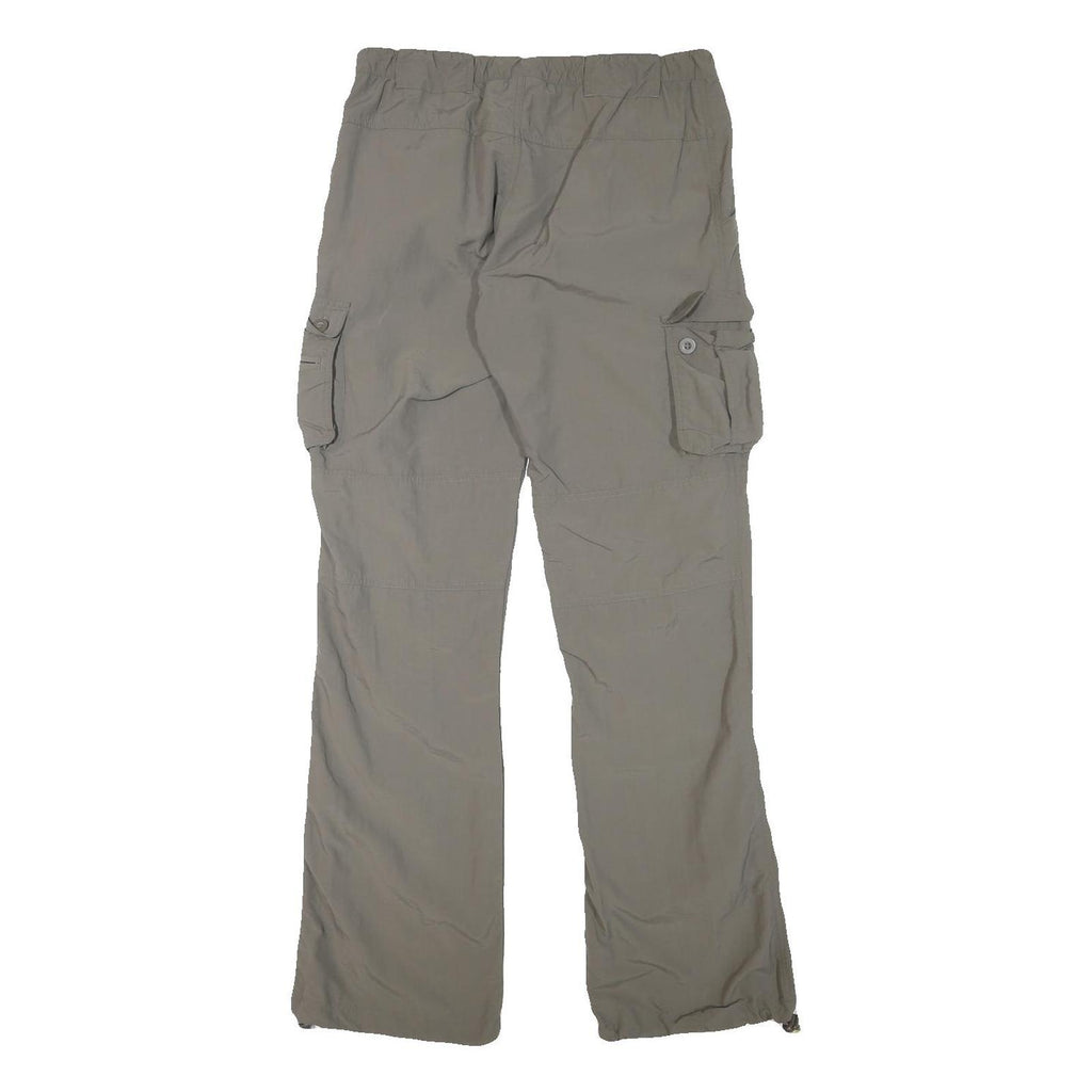 SWITCHER Mens Polyester Blend Beige Regular Cargo Trousers W30 L32 Outdoor