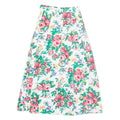 PENDLETON Womens Pleated Skirt Cream Long 90s Floral XS