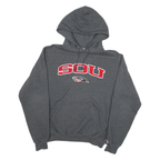 CHAMPION Mens Grey SOU Logo Pullover Hoodie S Cotton Blend Casual