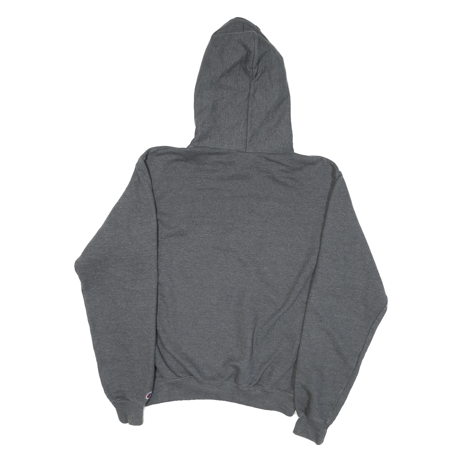 CHAMPION Mens Grey SOU Logo Pullover Hoodie S Cotton Blend Casual