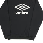 UMBRO Mens Black Jacket S Polyester Blend Logo Zip Casual Sportswear