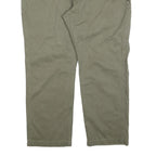 CARHARTT Mens Cotton Blend Beige Relaxed Straight Trousers W44 L30 Workwear