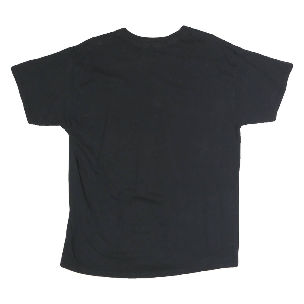 DOM Mens Black Tiger Graphic T-Shirt L Short Sleeve Crew Neck Cotton
