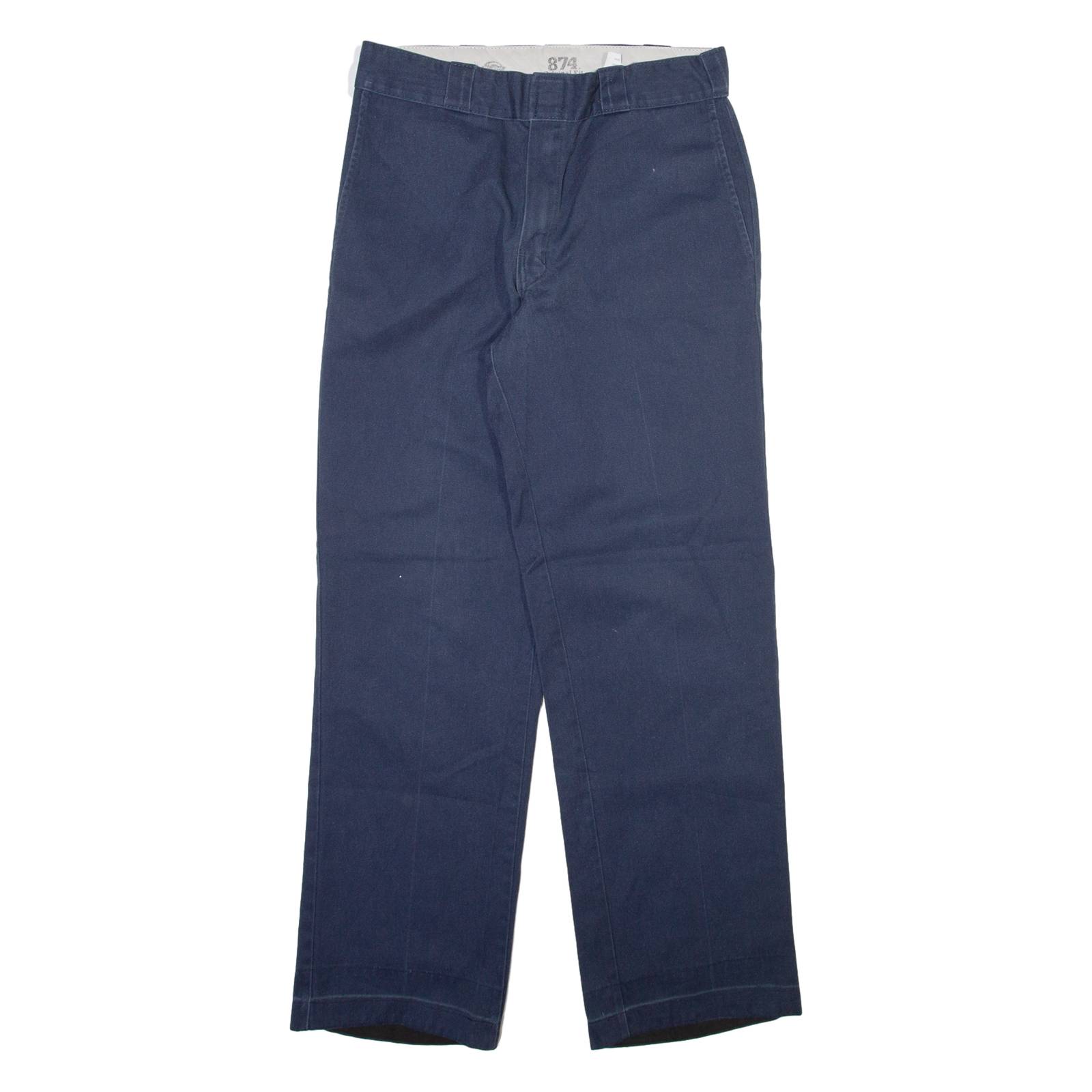 DICKIES 874 Workwear Mens Trousers Blue Regular Straight W30 L30