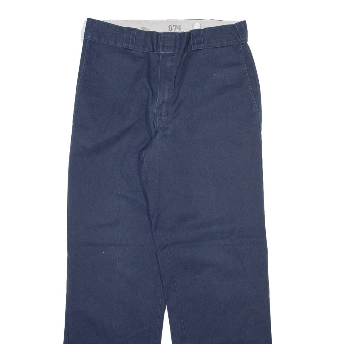 DICKIES 874 Workwear Mens Trousers Blue Regular Straight W30 L30