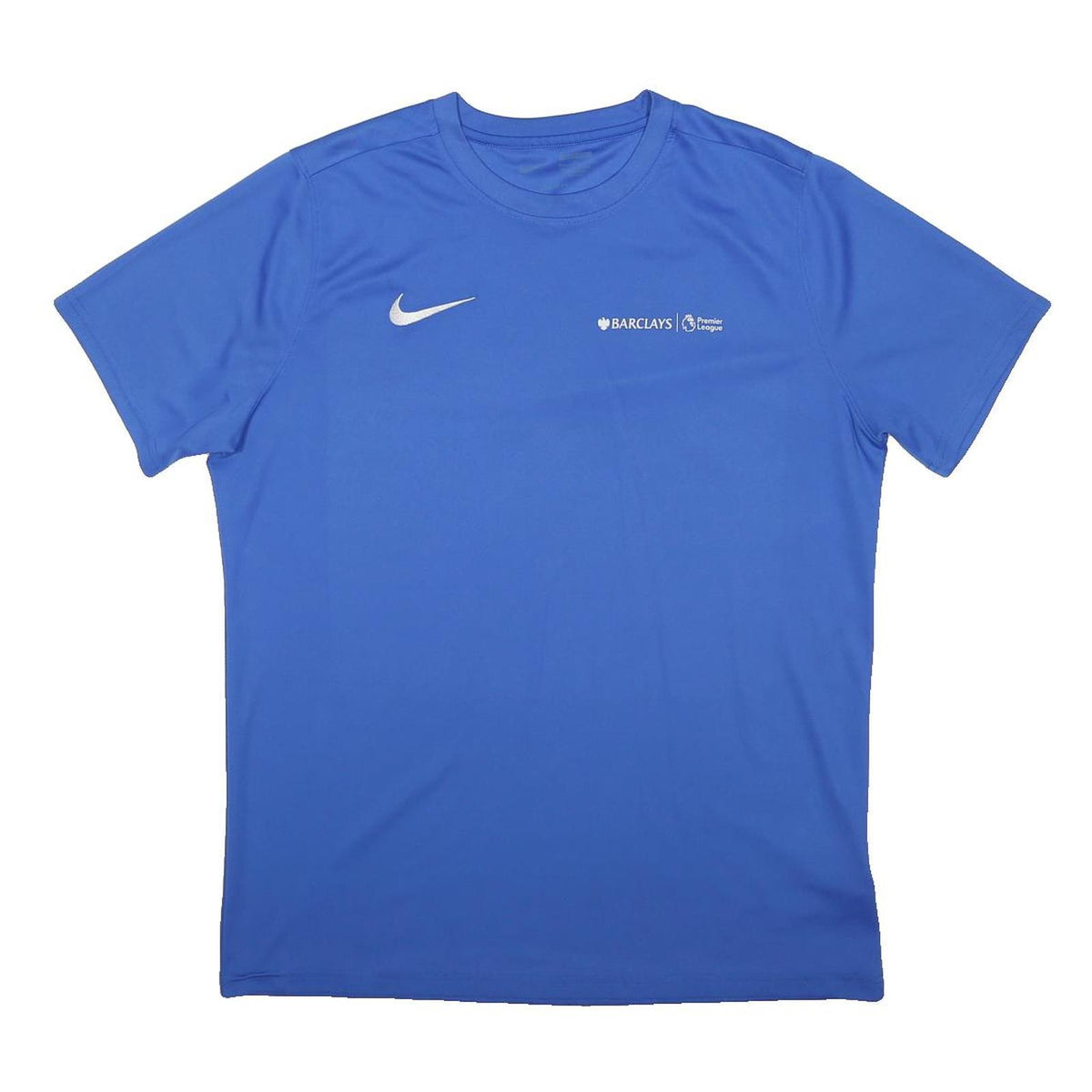 NIKE Mens Blue Barclays Premier League Graphic T-Shirt XL Short Sleeve Crew Neck