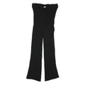 JACK WILLS Womens Black Slim Wide-Leg Polyester Blend Trousers W23 L21