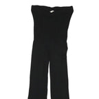 JACK WILLS Womens Black Slim Wide-Leg Polyester Blend Trousers W23 L21