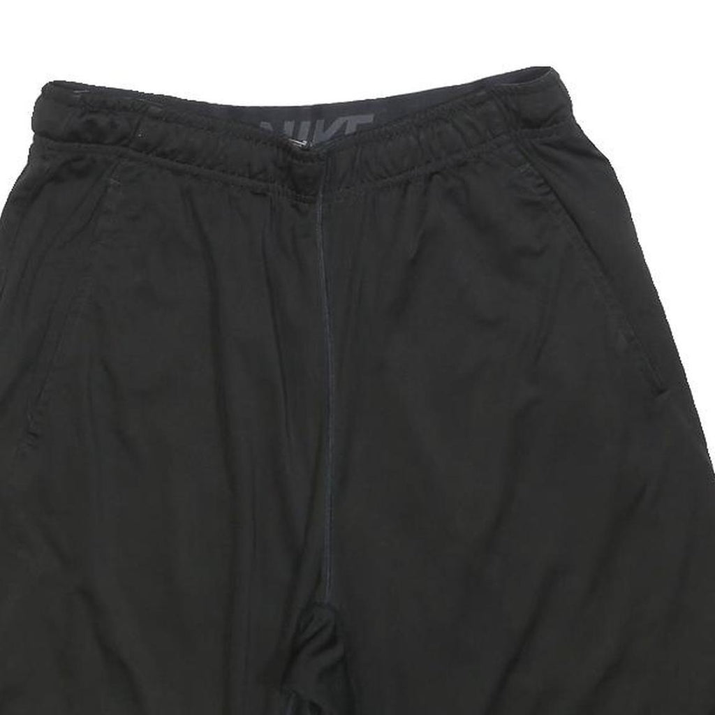 NIKE Mens Black Sports Casual Polyester Shorts M W30 Lightweight Comfort
