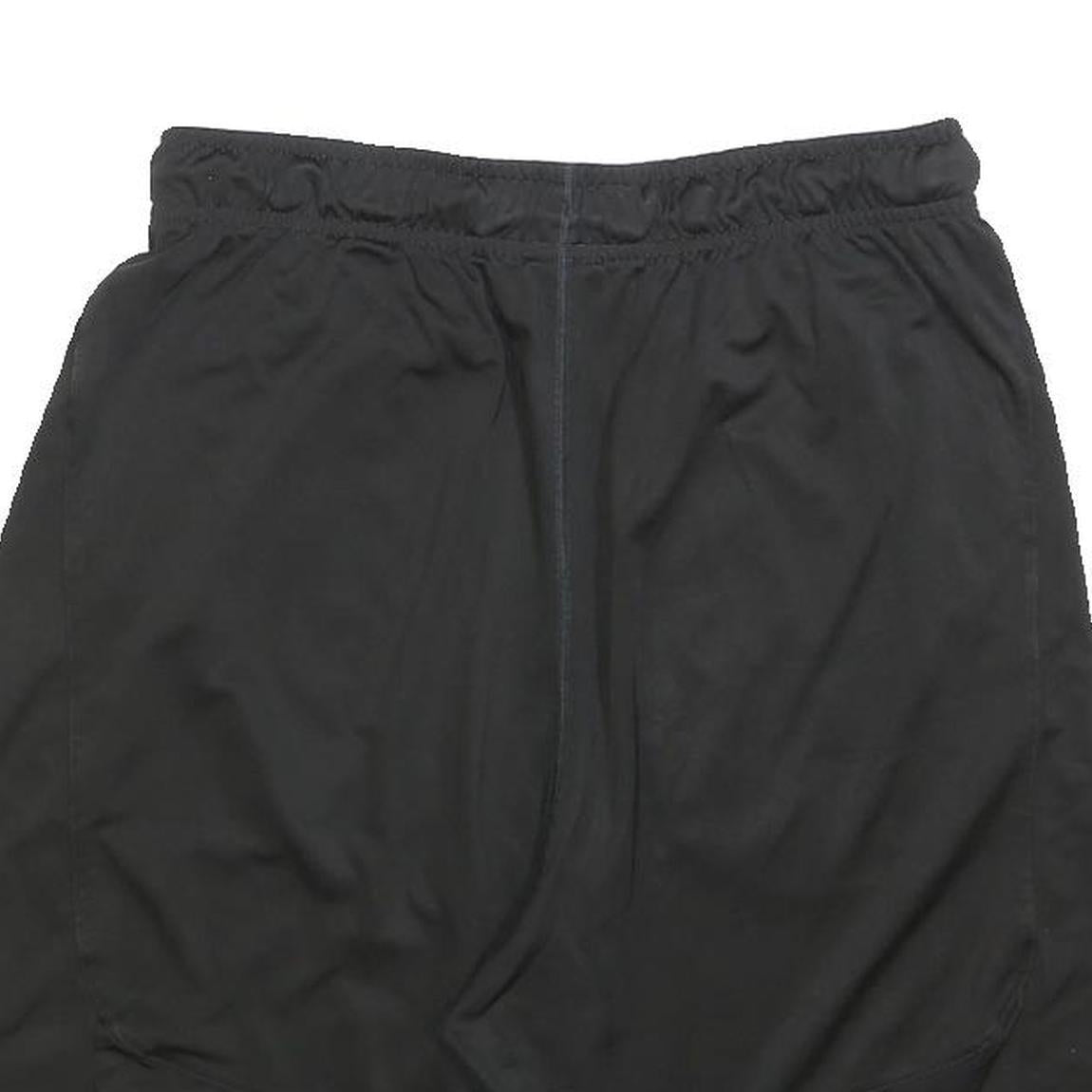 NIKE Mens Black Sports Casual Polyester Shorts M W30 Lightweight Comfort