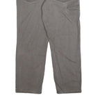CARHARTT Mens Relaxed Grey Cotton Blend Zip Trousers W36 L30 Workwear Casual
