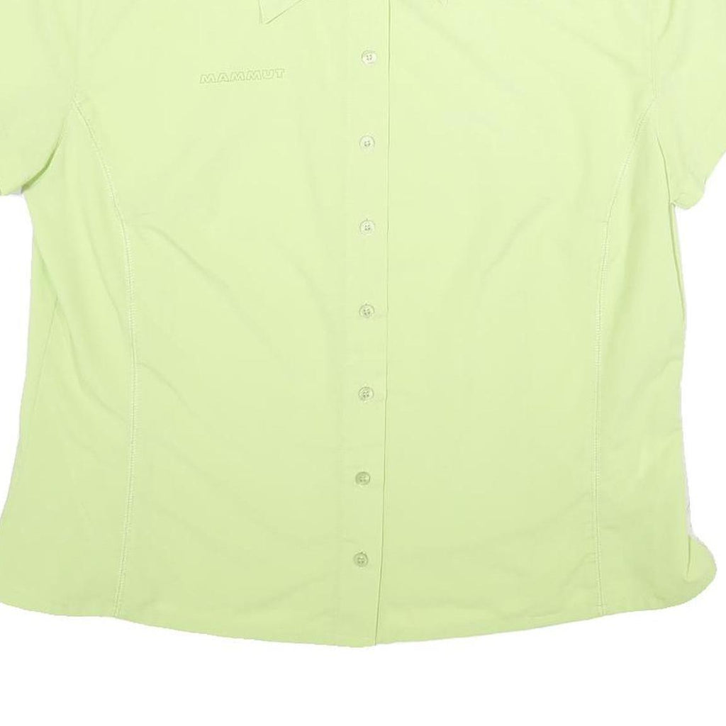 MAMMUT Womens Green Polyester Shirt 2XL Outdoor Lightweight Activewear