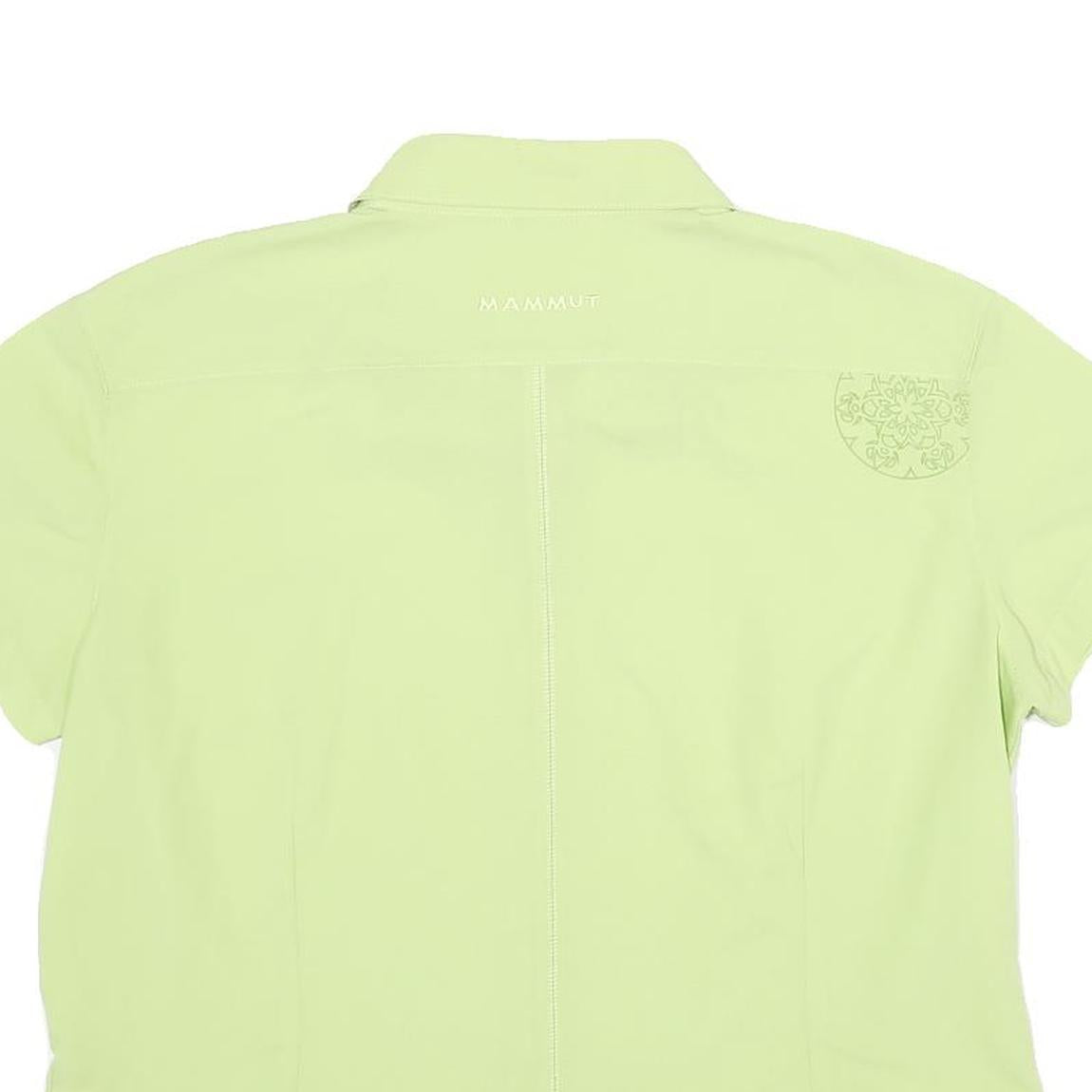 MAMMUT Womens Green Polyester Shirt 2XL Outdoor Lightweight Activewear