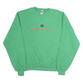 RUSSELL ATHLETIC Mens Green Notre Dame Football Crew Neck M Vintage Print