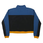 NIKE Womens Blue & Black Sportswear Colourblock Pullover Jumper M
