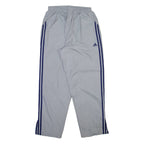 ADIDAS Mens Track Pants Grey Tapered M W27 L29