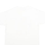 PEACOCK Mens White The Easter Bunny Lives Cotton T-Shirt L Short Sleeve Crew