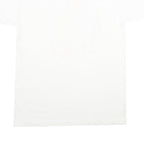 PEACOCK Mens White The Easter Bunny Lives Cotton T-Shirt L Short Sleeve Crew