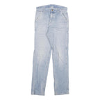CARHARTT Mens Jeans Blue Regular Straight Denim Light W27 L32 Workwear Utility