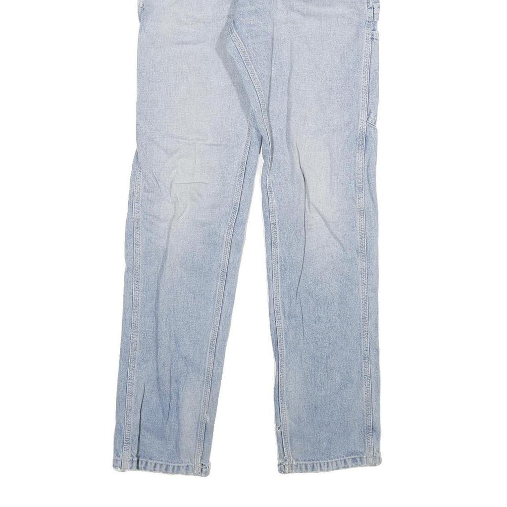 CARHARTT Mens Jeans Blue Regular Straight Denim Light W27 L32 Workwear Utility