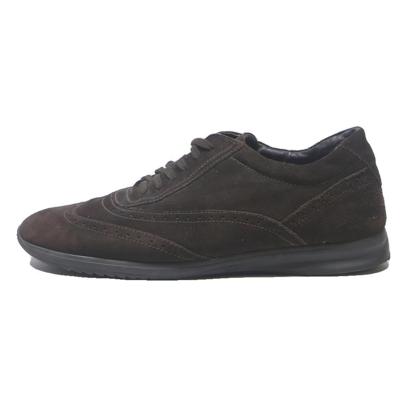 VALLEAVERDE Mens Casual Brown Synthetic Derby Shoes UK 11 Comfortable