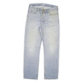 CARHARTT Mens Regular Fit Blue Denim Jeans W29 L30 Button Closure Classic Style