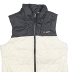 THE NORTH FACE Womens Black & Cream Jacket M Polyester Blend Quilted Warm Layer