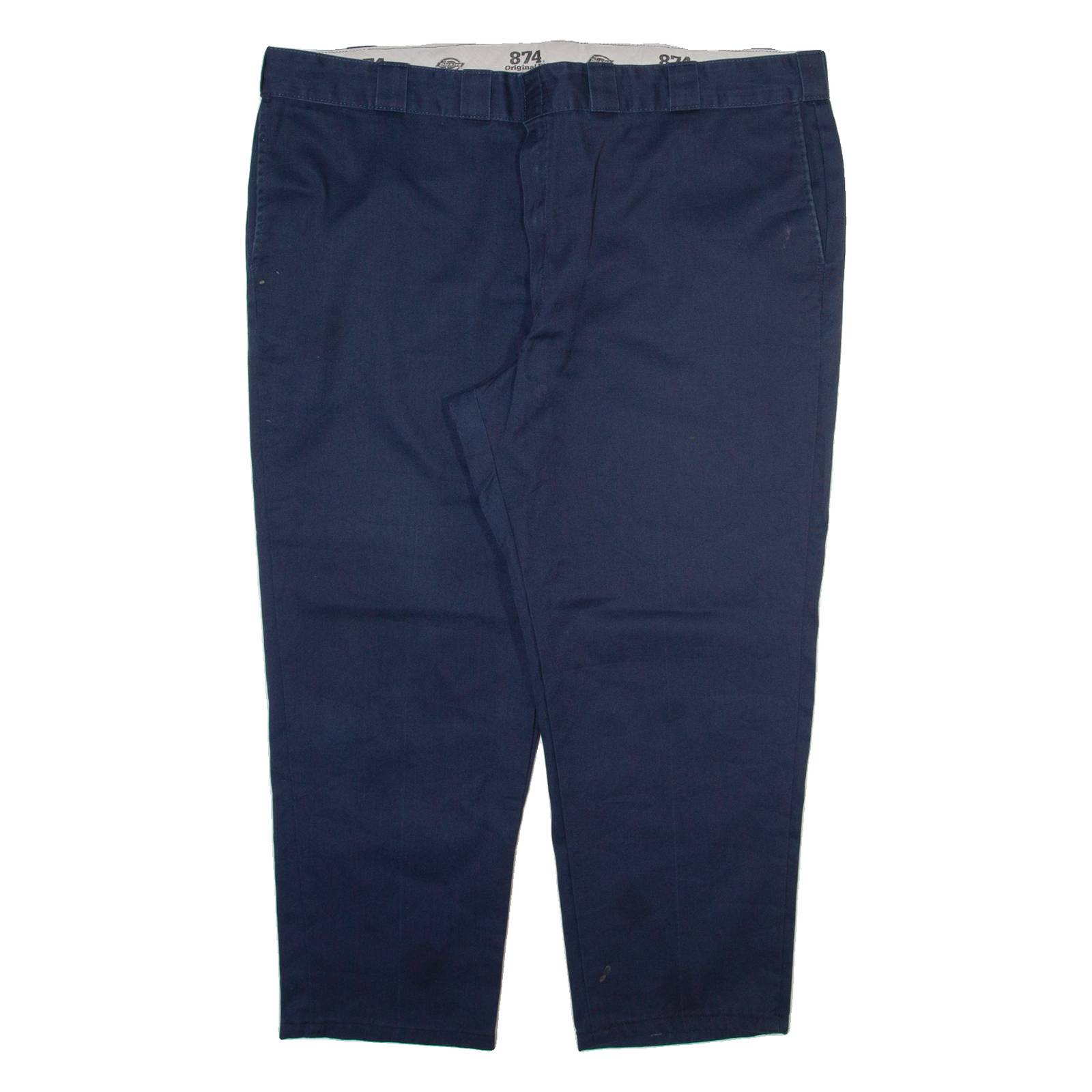 DICKIES Mens Trousers Blue Regular Tapered W44 L26