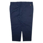 DICKIES Mens Trousers Blue Regular Tapered W44 L26