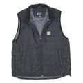 CARHARTT Mens Black Jacket XL Polyester Blend Quilted Zip Workwear Vest