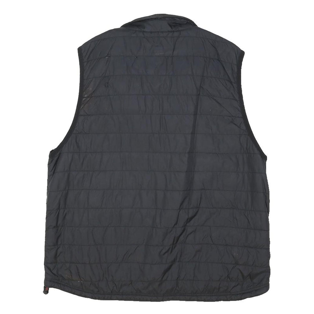 CARHARTT Mens Black Jacket XL Polyester Blend Quilted Zip Workwear Vest
