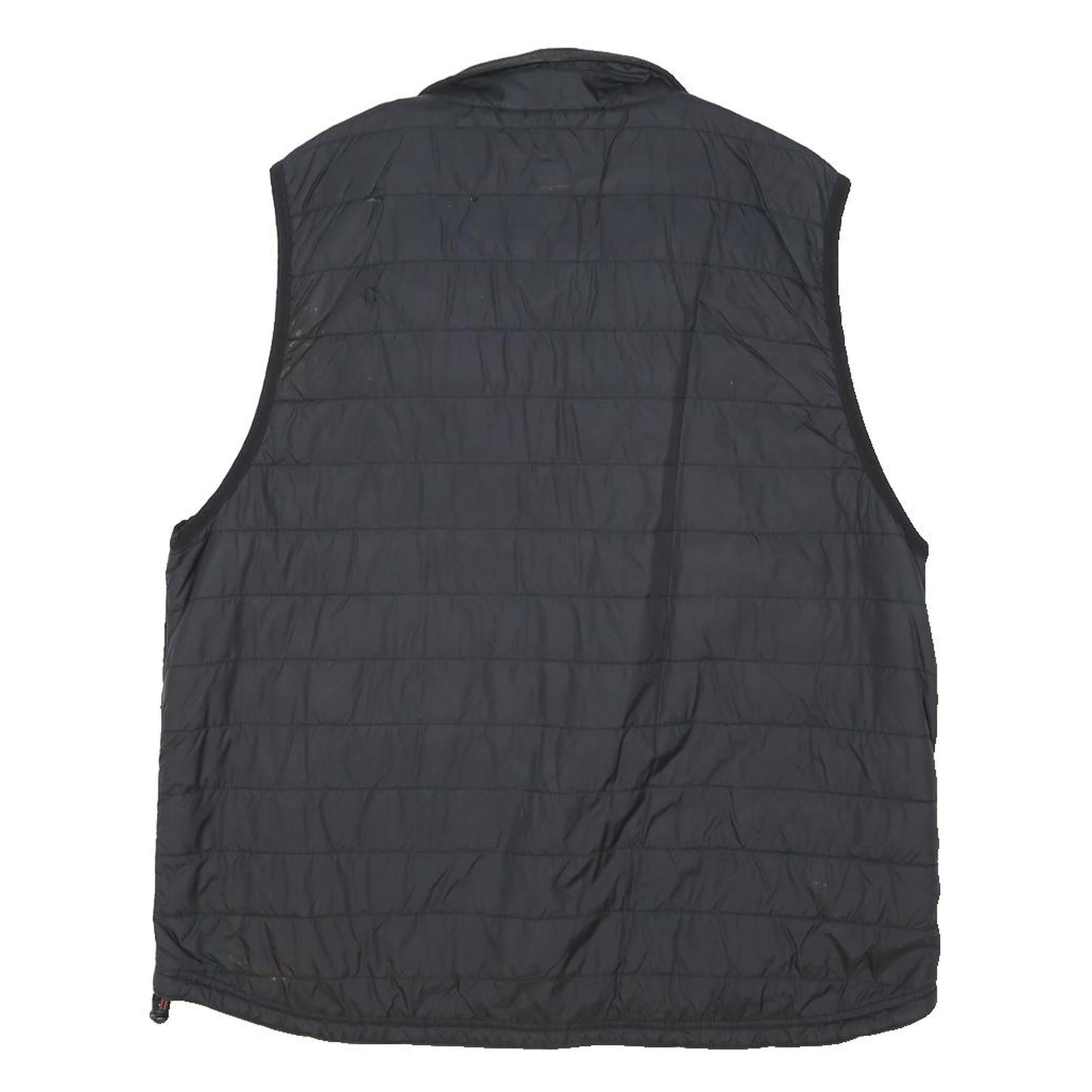 CARHARTT Mens Black Jacket XL Polyester Blend Quilted Zip Workwear Vest