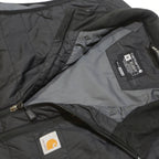 CARHARTT Mens Black Jacket XL Polyester Blend Quilted Zip Workwear Vest