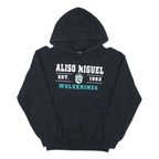 GILDAN Mens Black Aliso Niguel Wolverines Hoodie S Cotton Blend Pullover