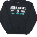 GILDAN Mens Black Aliso Niguel Wolverines Hoodie S Cotton Blend Pullover