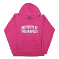 CHAMPION Mens Pink University Of Indianapolis Pullover Hoodie XL Casual Cotton