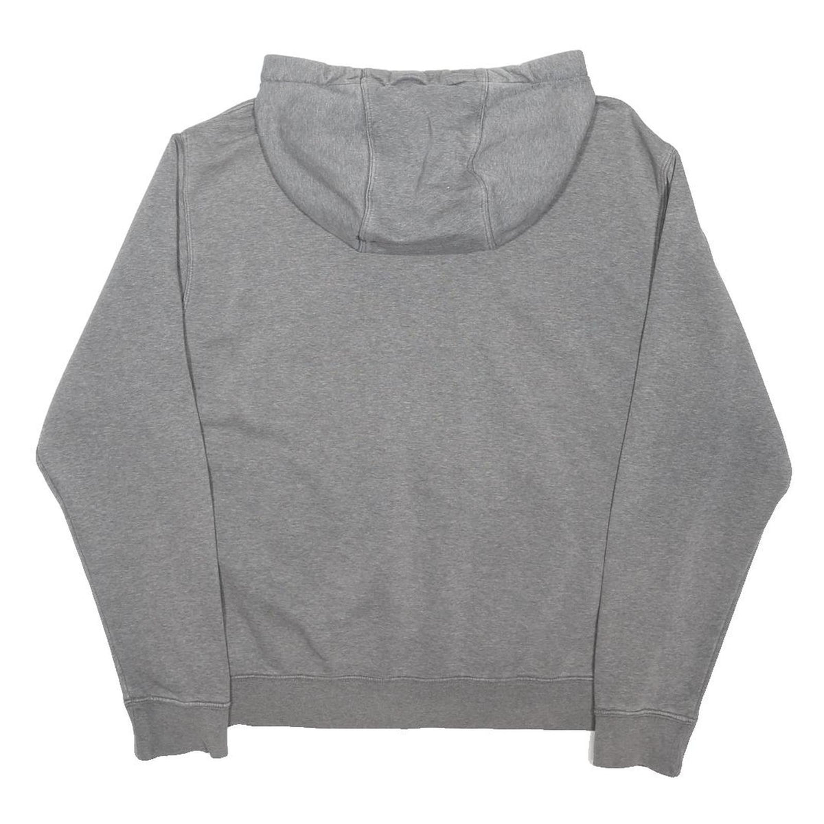 NIKE Mens Grey Pullover Hoodie M Cotton Blend Sports Casual Sweatshirt