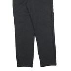 DICKIES Mens Cotton Blend Black Regular Straight Trousers W30 L30 Workwear Zip