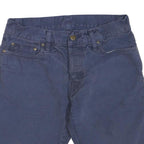 CARHARTT Mens Navy Casual Cotton Blend Shorts S W28 Workwear Durable